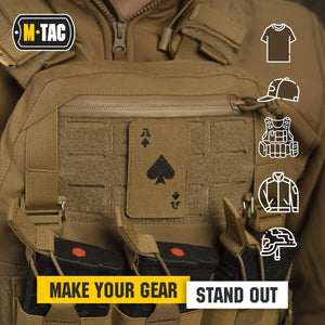 M-Tac patch Ace of Spades Laser Cut - TRAPSKI
