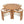 5-Piece Outdoor Acacia Wood Round Dining Set