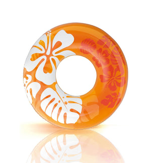 Intex Colorful Transparent Inflatable Swimming Pool Tube Raft | 59251EP - TRAPSKI