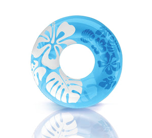 Intex Colorful Transparent Inflatable Swimming Pool Tube Raft | 59251EP - TRAPSKI