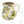 Distressed White Ceramic Pitcher Vase
