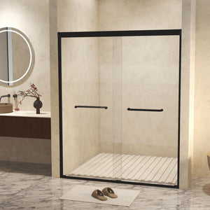 Double Sliding Shower Door With Explosion Proof Film