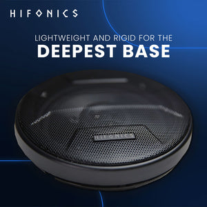 Hifonics Zeus ZS65CXS 6.5 Inch 3 Way 300W Shallow Mount Coaxial Speakers, Pair