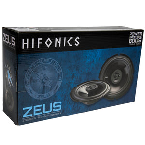 Hifonics Zeus ZS65CXS 6.5 Inch 3 Way 300W Shallow Mount Coaxial Speakers, Pair - TRAPSKI