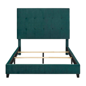Tufted Upholstered Headboard Platform Bed