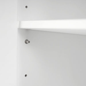 Freestanding Tall Bathroom Cabinet With Soft Close Doors And Adjustable Shelves