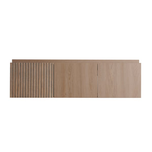 48" MURI Heidelberg Woodgrain Plywood Cabinet with Double Doors and One Drawer