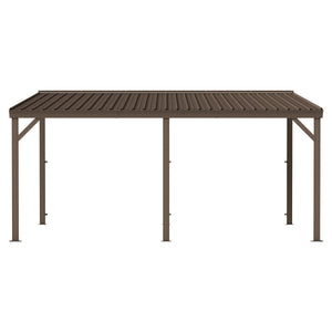 12'x16' Hardtop Lean-To Gazebo with Gutters