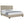 Upholstered California King Bed With Tufted Headboard And Birch Legs - Oatmeal