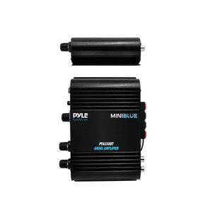 Pyle 90 Watt 8 Ohm Bluetooth Mini Blue Compact Home Studio Class T Amplifier