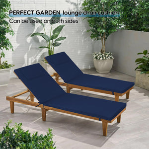 2PCS Set Outdoor Lounge Chair Cushion Replacement