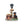 Rottweiler Dog Family Planter Statue