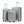 3-Piece ABS Spinner Wheel Luggage Set with Combination Lock - Silver