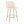 Toriano - Contemporary, Fixed Height Counter Stool With Swivel With Round Footrest (Set of 2)