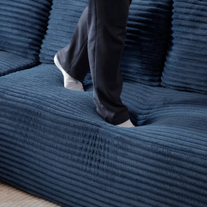 105'' Modular Sectional Sofa with Deep Seat and Chaise
