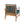 Perla Contemporary Club Chair with Water Resistant Cushion