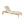 Riviera Outdoor Chaise Lounge with Wheels, Acacia Wood Frame (Set of 2)