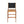 4 Pieces Arly Black Outdoor Bar Stool Solid Acacia Wood and Woven Wicker