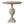 Antique Round Wood Table - Antique White / Gray
