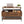 Rectangle Lift Top Coffee Table With Hidden Storage And Lower Shelf - Brown