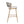 Outdoor Bar Height Metal Frame Counter Stools with Scallop-Shaped Backrest & Water-Resistant Cushions