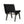Lounge Chair With Stunning Rope Weave Design, Set of 2 - Black