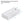 Modern Ceramic Rectangle Wall Mount Bathroom Sink With Single Faucet Hole - White