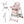 Adjustable Baby High Chair 0-6 Years – Portable Infant Feeding Seat (Pink)
