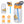 16.2Oz Leak-proof Kids Water Bottle with Straw Push Button Sport Water Bottle for Kids Crab Ship Jellyfish Rocket