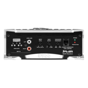 MTX TNE212DV 12" 2000W Dual Loaded Car Subwoofers, Box, Boss 2000W Amp & Kit