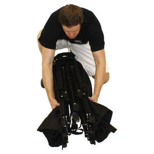 Kamp-Rite Double Kwik Cot Quick Setup 2 Person Sleeping Bed w/ Carry Bag, Black