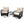 3 Pieces Conversation Set, Outdoor Wicker Rocker Swivel Patio Bistro Set, Rocking Chair With Glass Top Side Table
