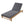 Light Teak Acacia Wood Chaise Lounge Set