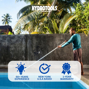Swimline Hydrotools 3 Piece Telescopic Pole with Locking Cams for Pool Cleaning