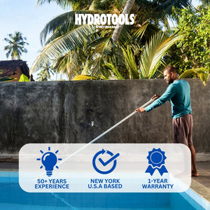 Swimline HydroTools 8356M Adjustable Extending 3 Piece Telescopic Pole for Pool