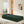 Modern Floor Sleeper Sofa Bed With 2 Pillows, Convertible Twin Size Folding Mattress For Living Room