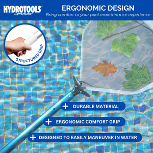 Swimline Hydrotools 2 Piece Telescopic Pole with Locking Cams for Pool Cleaning