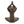 11.5x6.5x15 Brown Magnesium Yoga Frog Figurine in Namaste Pose with Gold Accents