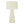 Contemporary White Ceramic Table Lamp with Ivory Shade