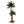 Home Heritage Palm Tree 5' & 3' Pre-Lit Artificial Tropical Double Holiday Tree