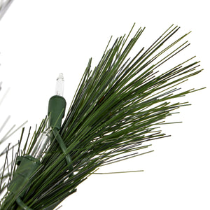 Home Heritage Palm Tree 5' & 3' Pre-Lit Artificial Tropical Double Holiday Tree
