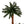 Home Heritage Palm Tree 5' & 3' Pre-Lit Artificial Tropical Double Holiday Tree