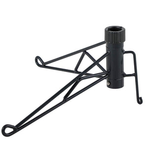 Home Heritage Cashmere 5 Ft Artificial Half Christmas Tree Prelit w/ 100 Lights