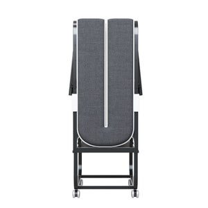 Twin Extra Long Folding Bed For Tall People, Heavy-Duty Rollaway Guest With Memory Foam Mattress - Black
