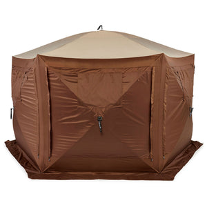 CLAM Quickset Pavilion 12.5' Portable Outdoor Gazebo Canopy Tent with Floor Tarp