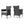 Dimensional Outdoor Dining Chair With Cushion Seat And Iron Frame (Set of 2)