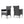 Dimensional Outdoor Dining Chair With Cushion Seat And Iron Frame (Set of 2)