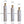 Floor Metal Vases Decorated Metal Vases (Set of 3) Gorgeous Home Decoration Large Glazed Metal Vases - White / Gold
