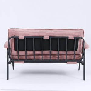 Modern Metal Frame Sofa With Sponge Filling For Compact Spaces And Versatile Use
