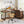 L-Shaped Computer Desk With 3 Drawers and Storage Shelves